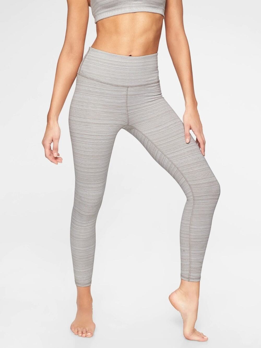 Athleta High Rise Jacquard Chaturanga 7/8 Tights Size Medium